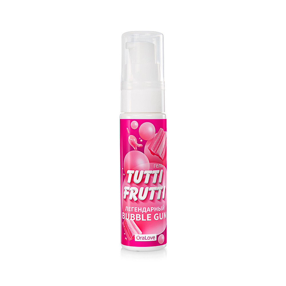 Интимный гель TUTTI-FRUTTI BUBBLE GUM 30 г арт. LB-30021