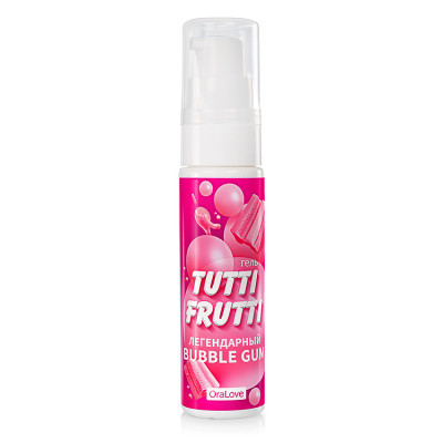 Интимный гель TUTTI-FRUTTI BUBBLE GUM 30 г арт. LB-30021