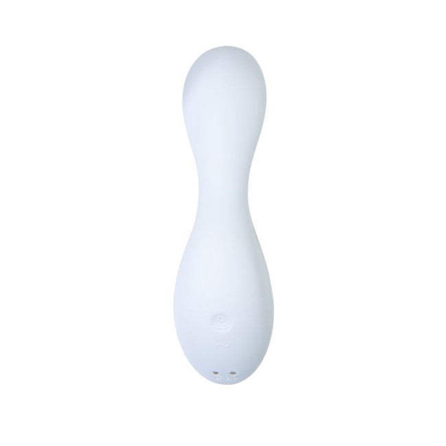 Вакуумный стимулятор клитора Satisfyer Curvy Trinity 5+, голубой