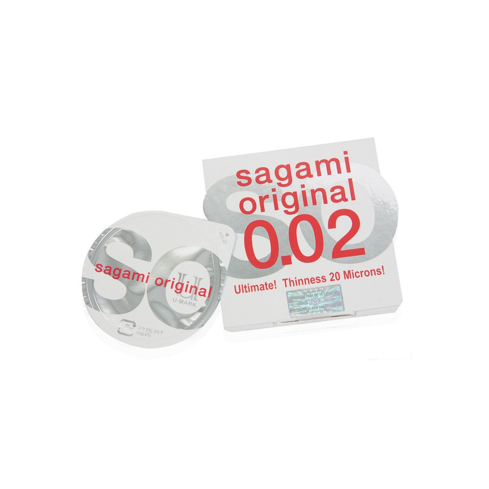 Презервативы SAGAMI Original 002 полиуретановые 1шт.