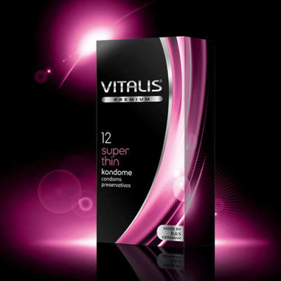 Презервативы VITALIS Premium №12 Super Thin, ультратонкие