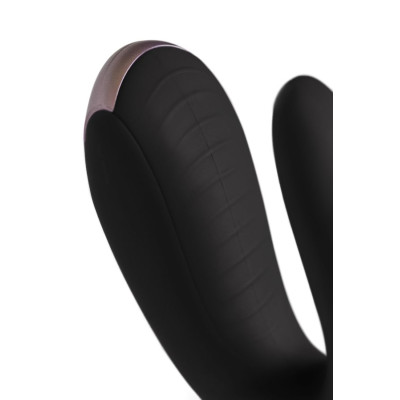 Многофункциональный стимулятор для пар Satisfyer Partner Double Fun, силикон, черный, 9 см