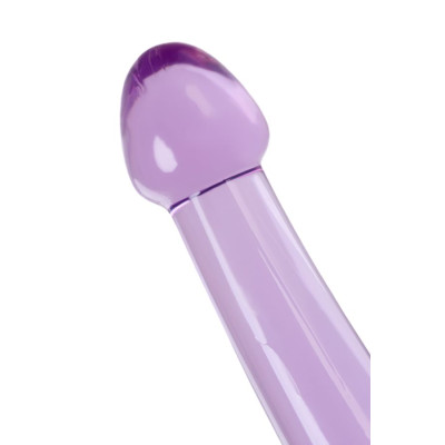 Нереалистичный фаллоимитатор Jelly Dildo M Toyfa Basic, TPE, фиолетовый, 18 см